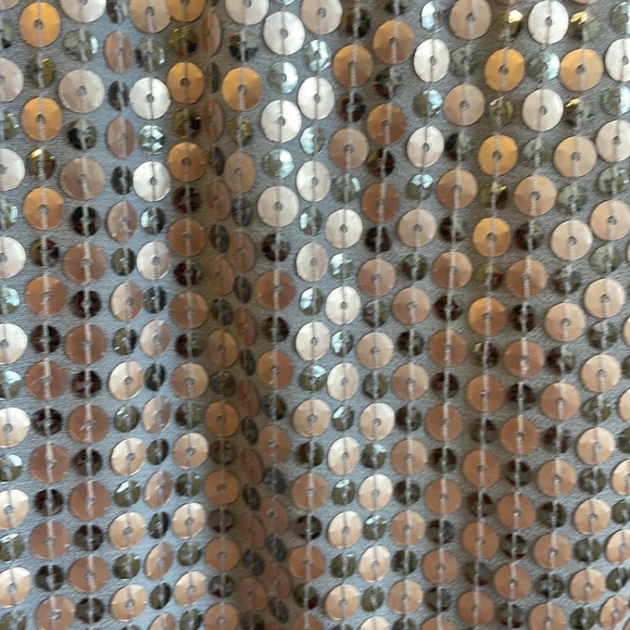 Sequin grey blue tank top XS - Picture 3 of 5